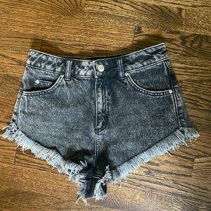 TopShop Acid Wash Kiri Shorts size 4